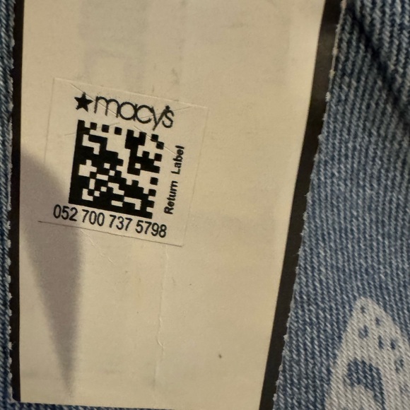 Tinseltown Light Blue Denim Jean mini skirt NWT - Picture 9 of 10